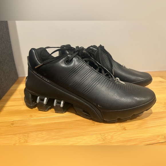 Adidas Porsche Design P5000 Bounce Black Leather Shoes Men’s 8.5